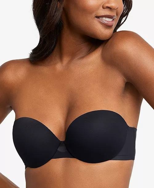 Maidenform Strapless Multiway Bra DM2310 Black 38B Convertible Push-Up