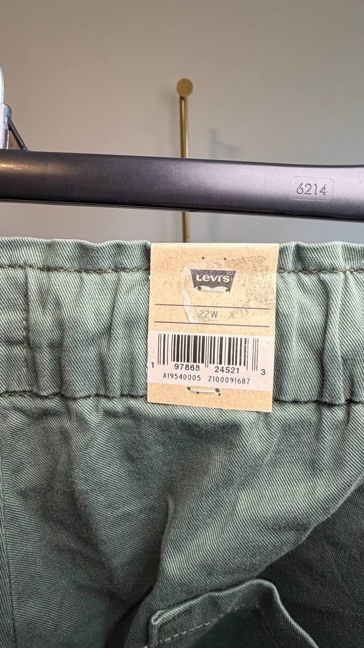 Levi’s Off Duty Joggers Plus Size Green 22W NWT $59.50