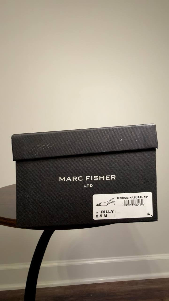 Marc  Fisher  ltd  Slingback  Pumps  Natural  8.5M  New  $150