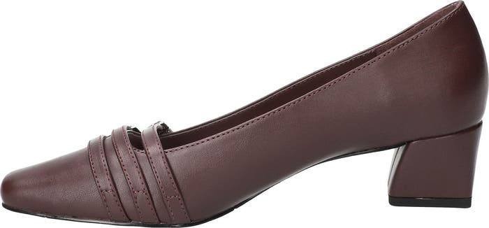 Easy Street Enya Pump Burgundy Square Toe Block Heel Women’s 8M NWB $74.99