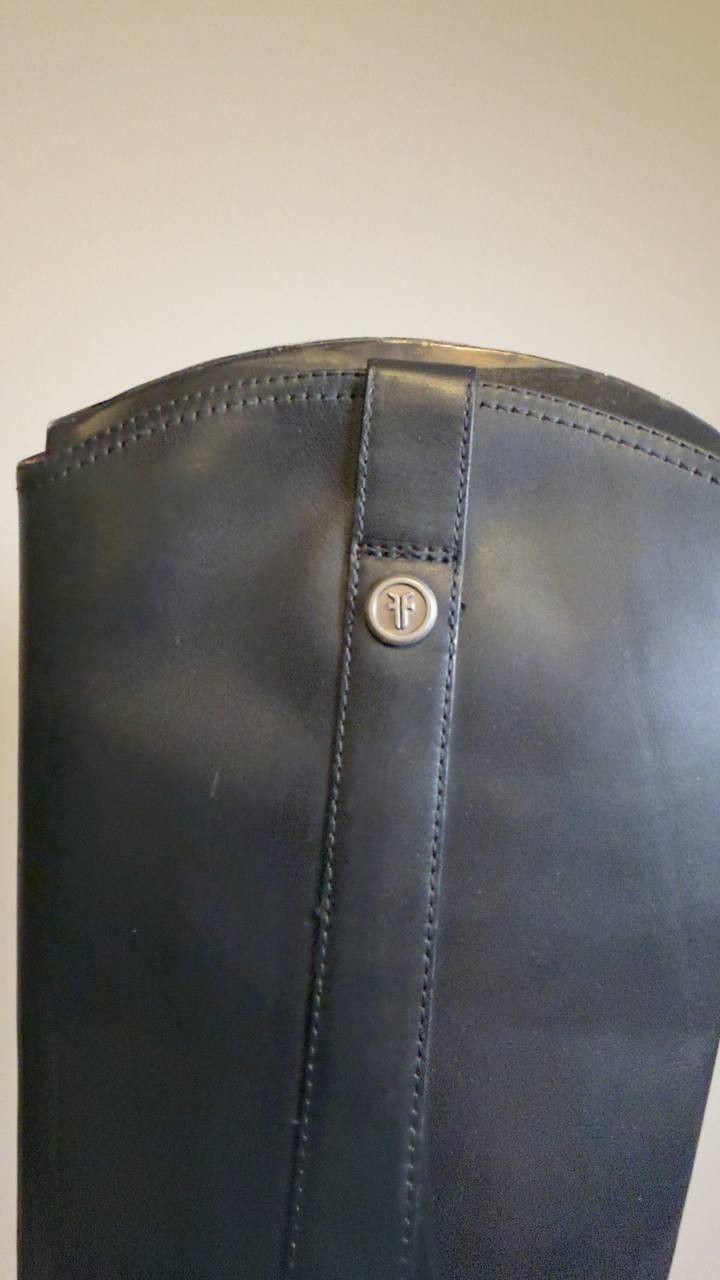 Frye Tall Boots Black 8.5 M New $318.00