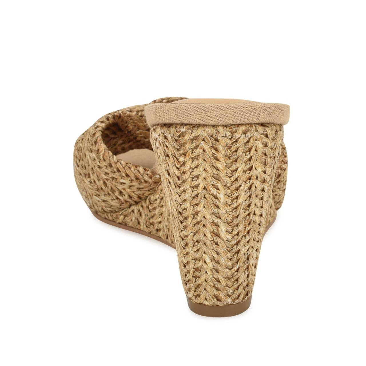 Nine West Raffia Wedge Sandals 10M – MSRP $95, New (No Box)