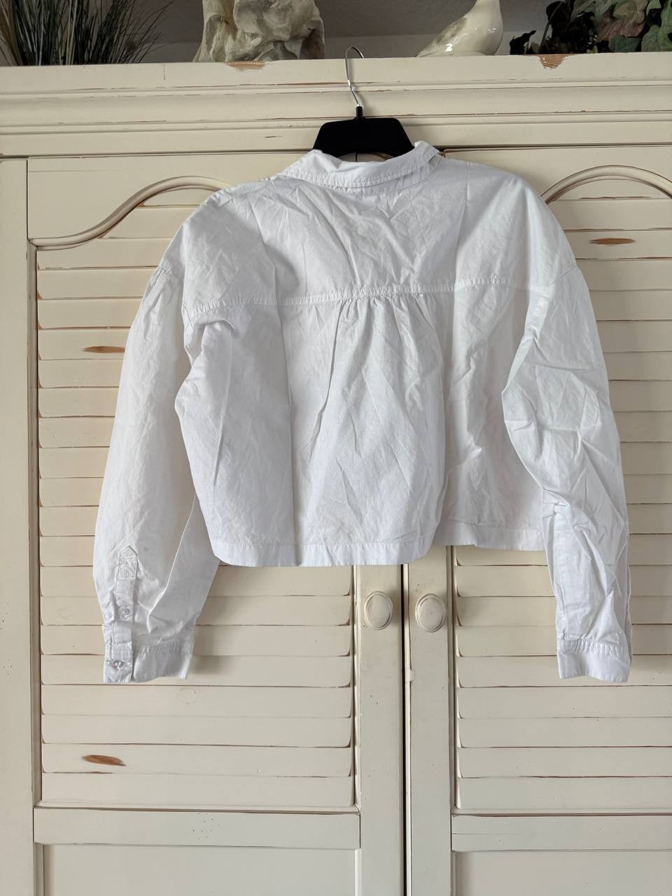 Tommy Jeans Cotton Cropped Logo Shirt White Size L NWT $129 – Casual Streetwear