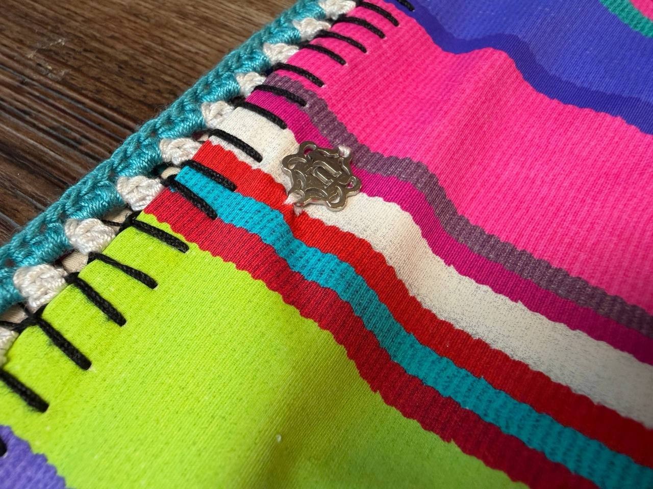 Nanette Lepore Crochet Multi Bikini Bottom L NWOT $88