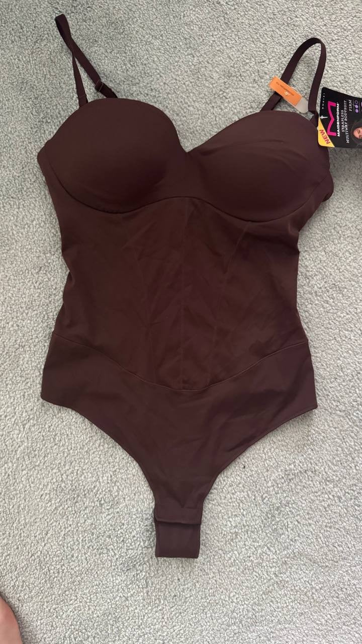 Maidenform Firm Control Multiway Shapewear Bodysuit, Thong Back, Size S