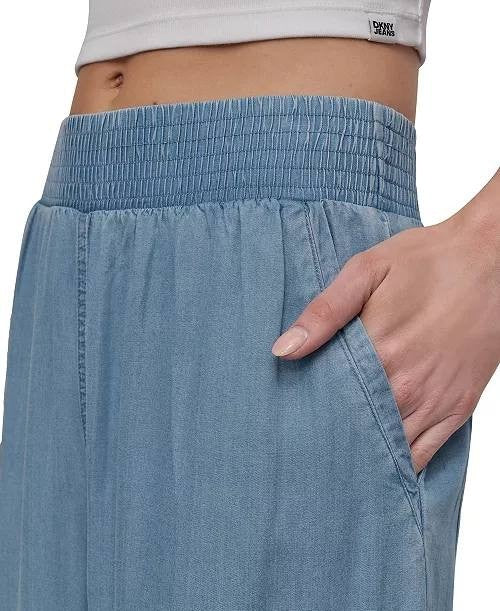 DKNY Jeans Pull‑On Wide‑Leg Ankle Pants – Size XL – NWOT – $79