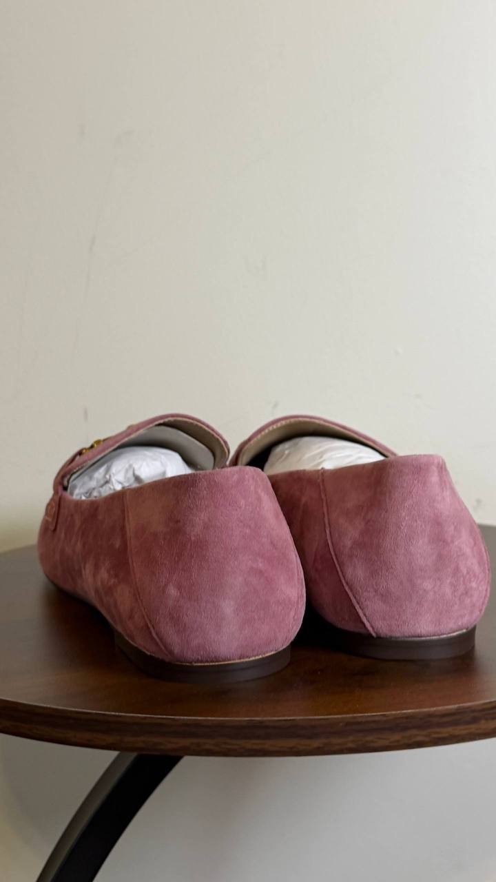 Giani Bernini Tailored Loafers 9.5M Mauve Suede New in Box