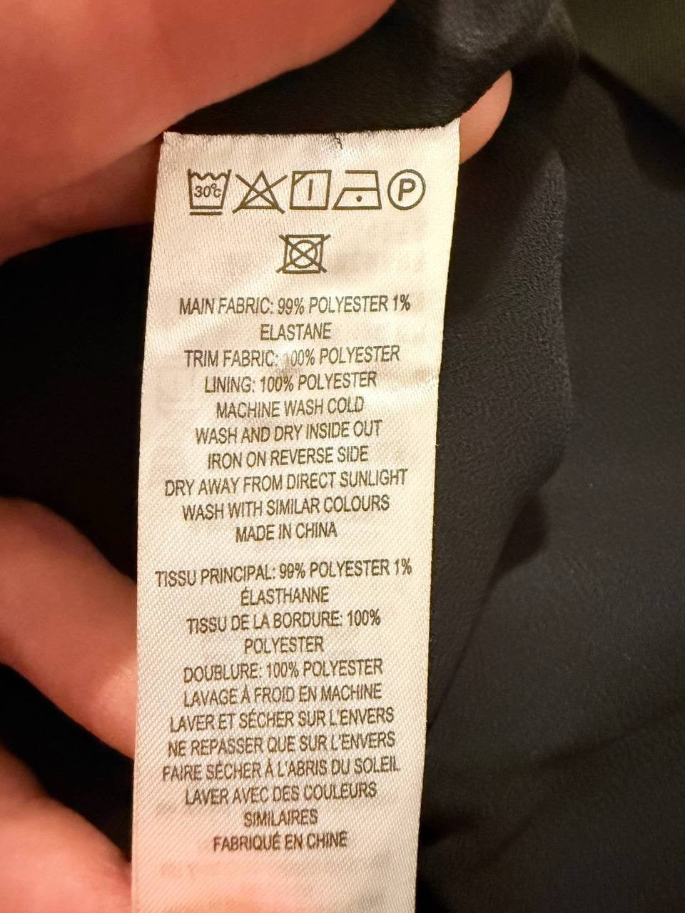 French Connection Women’s Top – Black– Size 10 – NWT – $98