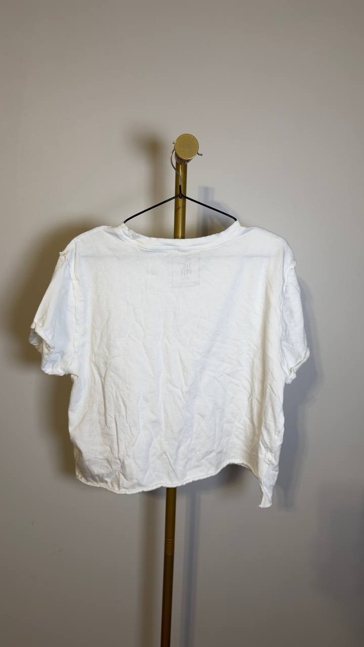 Free  People  We  The  Free  Next  Level  Shirt  Clean  Ivory  XL  NWOT  $58