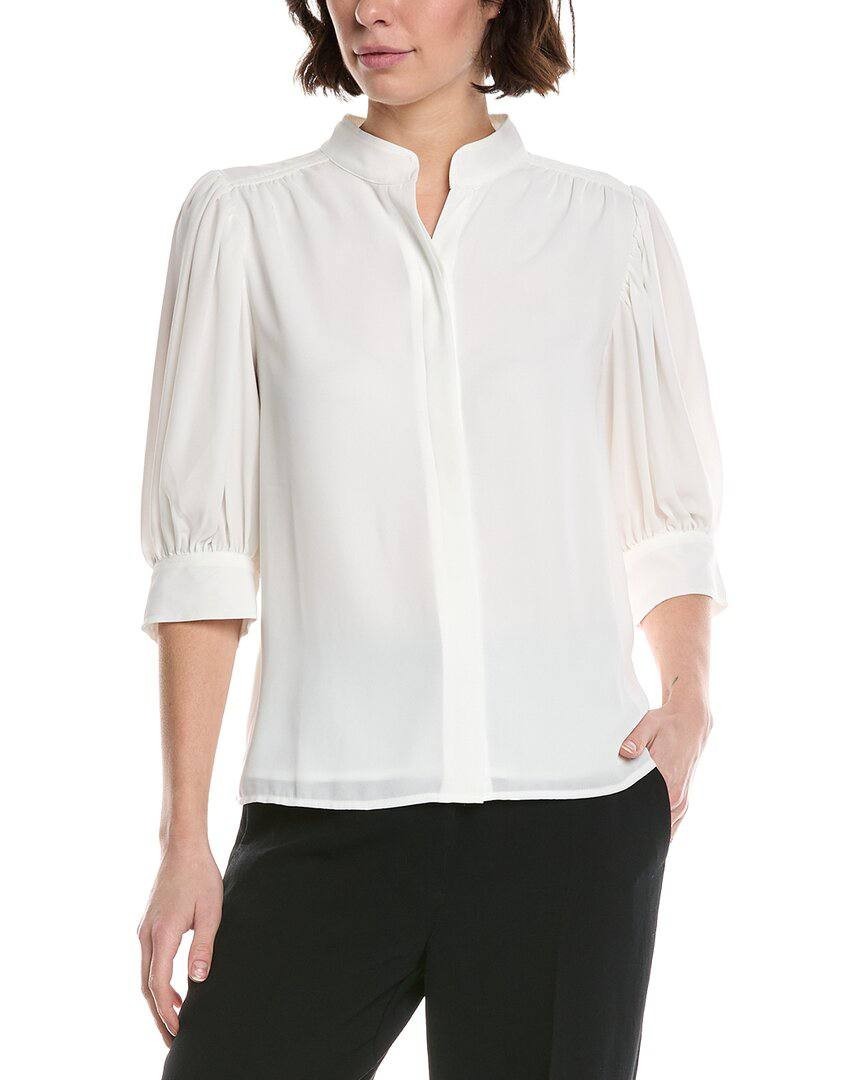CeCe Open Collar Top New Ivory XL NWT $69
