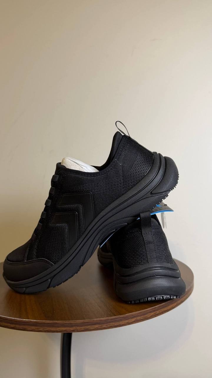 Dr. Scholl’s Black Textile Slip‑On Work Shoes 9M NIB $65