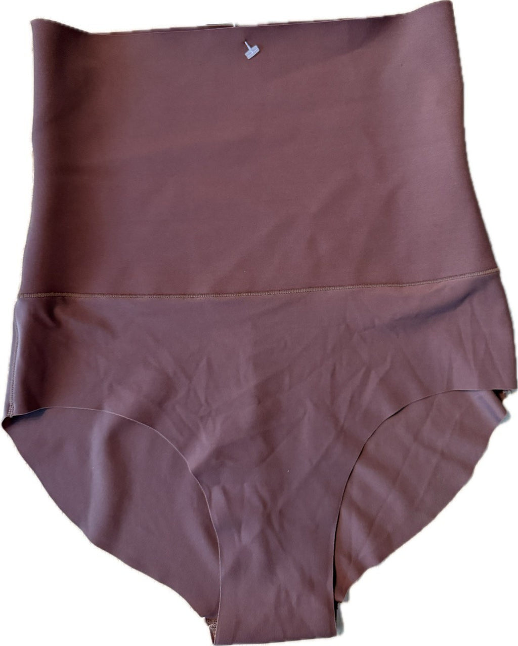 Curve Necessities High Waist Seamless Shapewear Brief Panty L Brown NWT