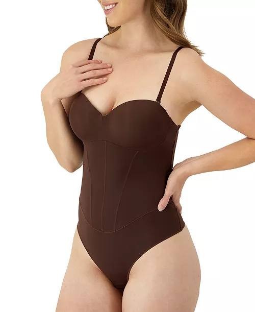 Maidenform Firm Control Multiway Shapewear Bodysuit, Thong Back, Size S