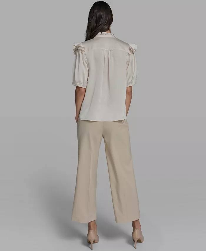 Karl  Lagerfeld  Paris  Women’s  Blouse  Bisque  M  Pre‑Owned  Good  $99