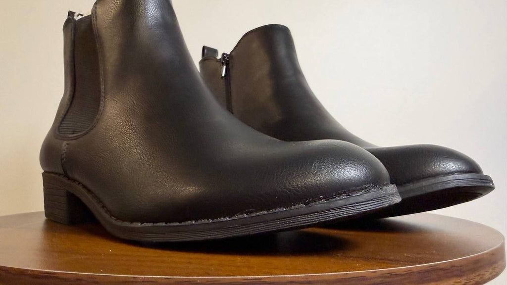 Style & Co Charlyy Booties 9M Black Block Heel Almond Toe Zip NIB msrp$49.99