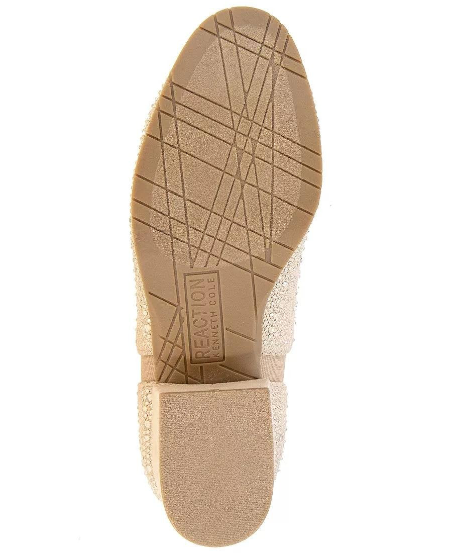 Kenneth Cole Reaction Side EZ Booties 5.5M Warm Taupe Knit Slip‑On NIB msrp$99
