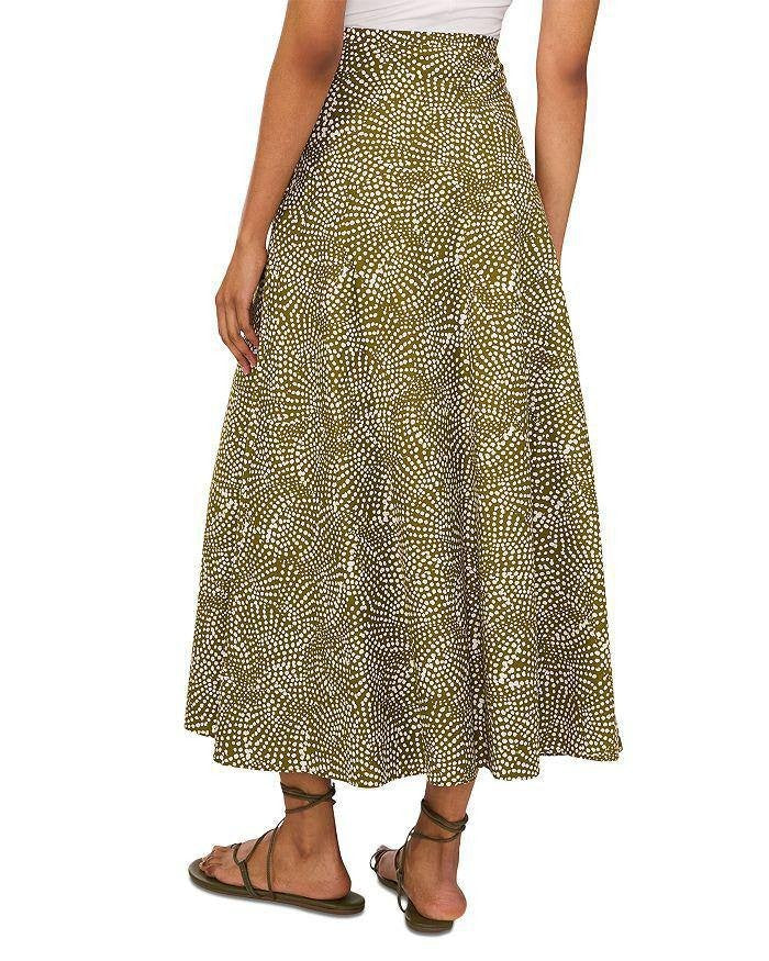 1.STATE Women’s Cotton Printed Maxi Skirt Multi 6 $99 NWT