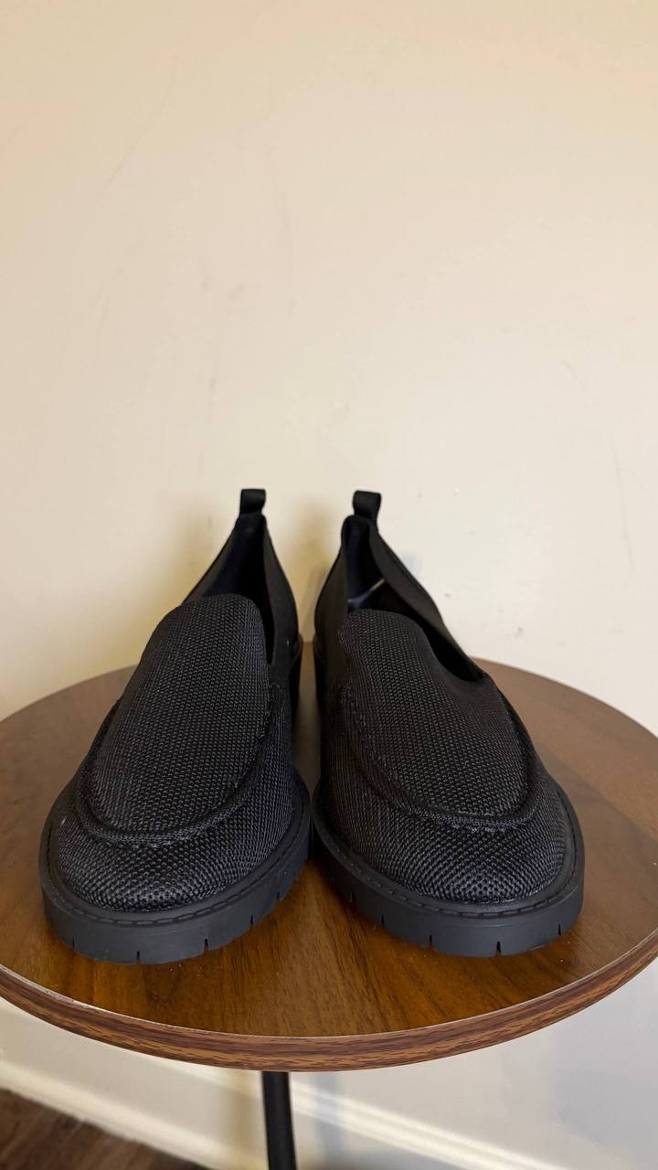 Tahari Black Knit Polyester Slip‑On Loafers 10M New in Box MSRP $70
