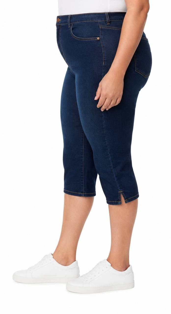Gloria Vanderbilt Amanda Capri Jeans Plus Size Madison 22W NWT $54