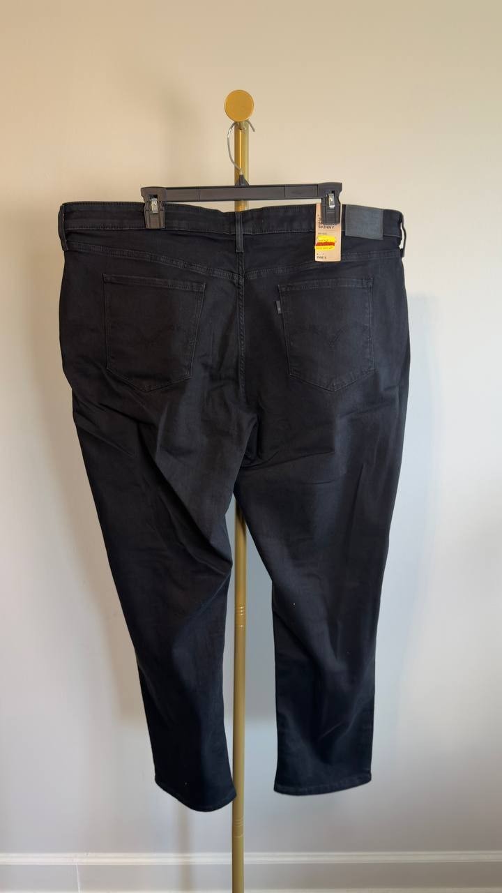 Levi’s 311 Shaping Skinny Jeans Plus Size 24W Soft Black NWT $69.50