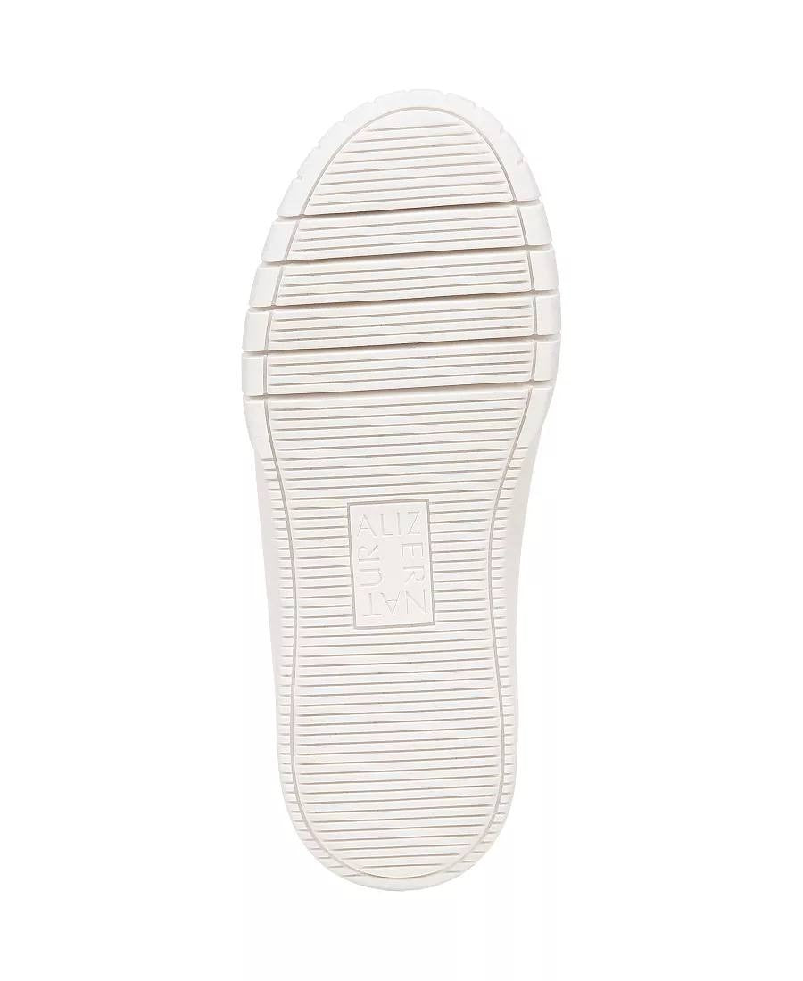 Naturalizer Daphne Sneakers 9M Pewter Leather Slip‑On Comfort NIB msrp$120