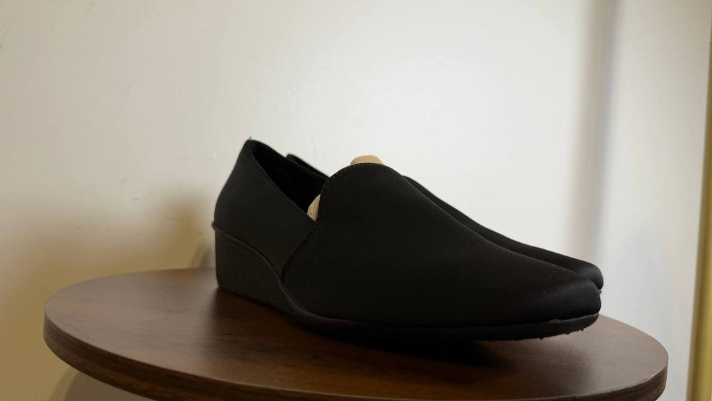 Anne Klein Black Man‑Made Slip‑On Loafers Size 9M NIB MSRP $85