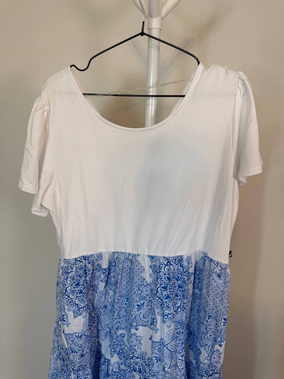 Nautica Jeans Sleeveless Tiered Floral Dress – Size L/G – NWT