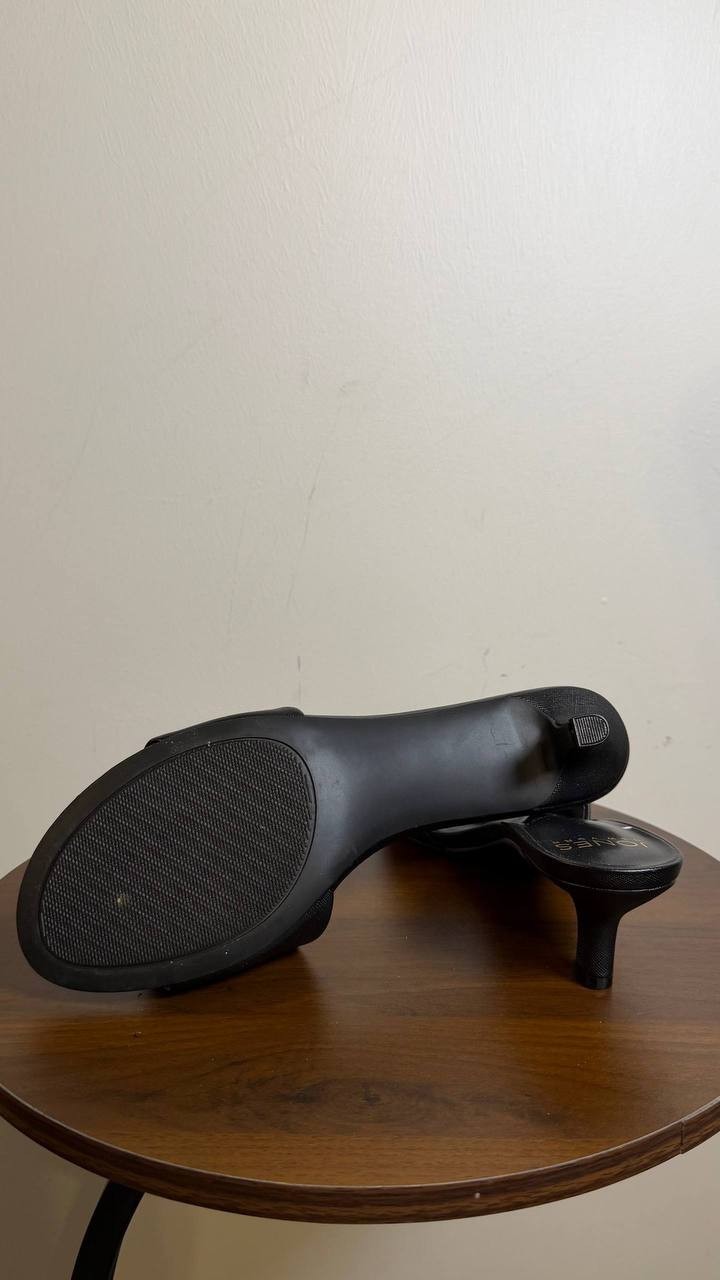 Jones New York Black Man‑Made Dress Sandals 10M New in Box $69.50