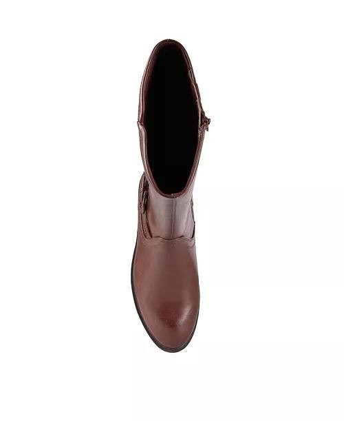 Baretraps Women’s Nena Riding Boots Mahogany 8M Man‑Made MSRP $119 NWB