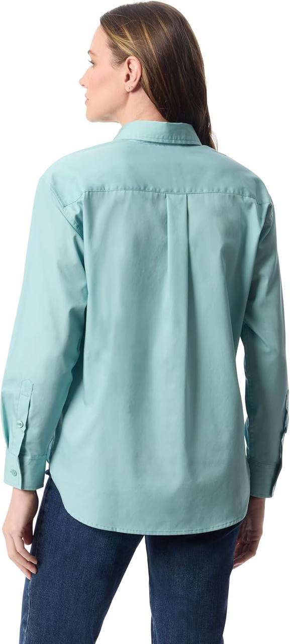 Gloria Vanderbilt Amanda Cotton Pullover Shirt Quifer XL NWT $48
