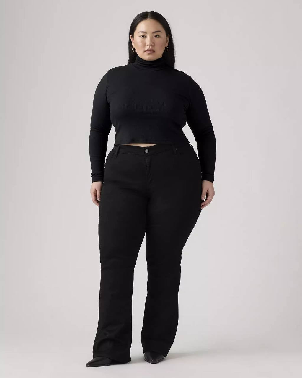 Levi’s 725 High Rise Bootcut Jeans Plus Size Black 18W NWT $75