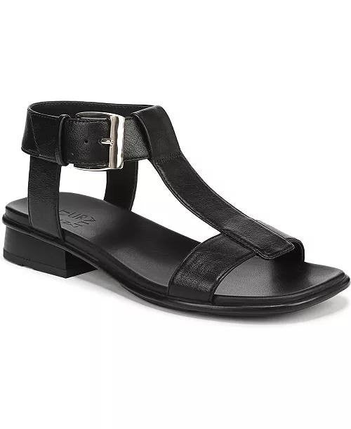 Naturalizer  Footbed  Sandals  Black  8.5M  New  $110