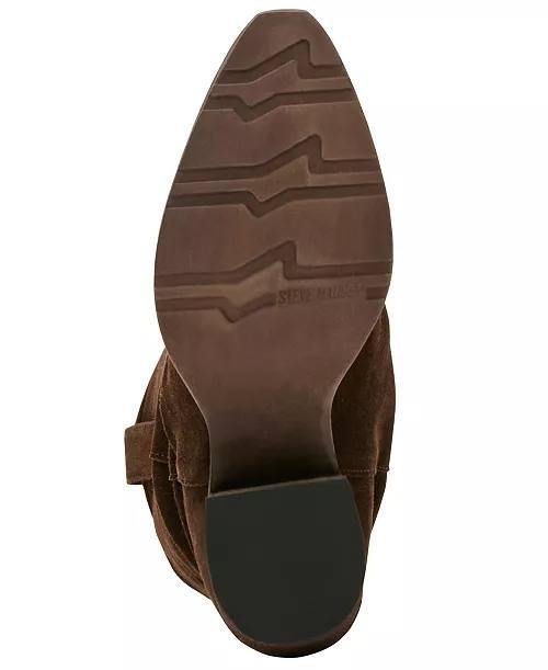 Steve  Madden  Aldora  Western  Slouch  Boots  Brown  Suede  9.5  New  $189