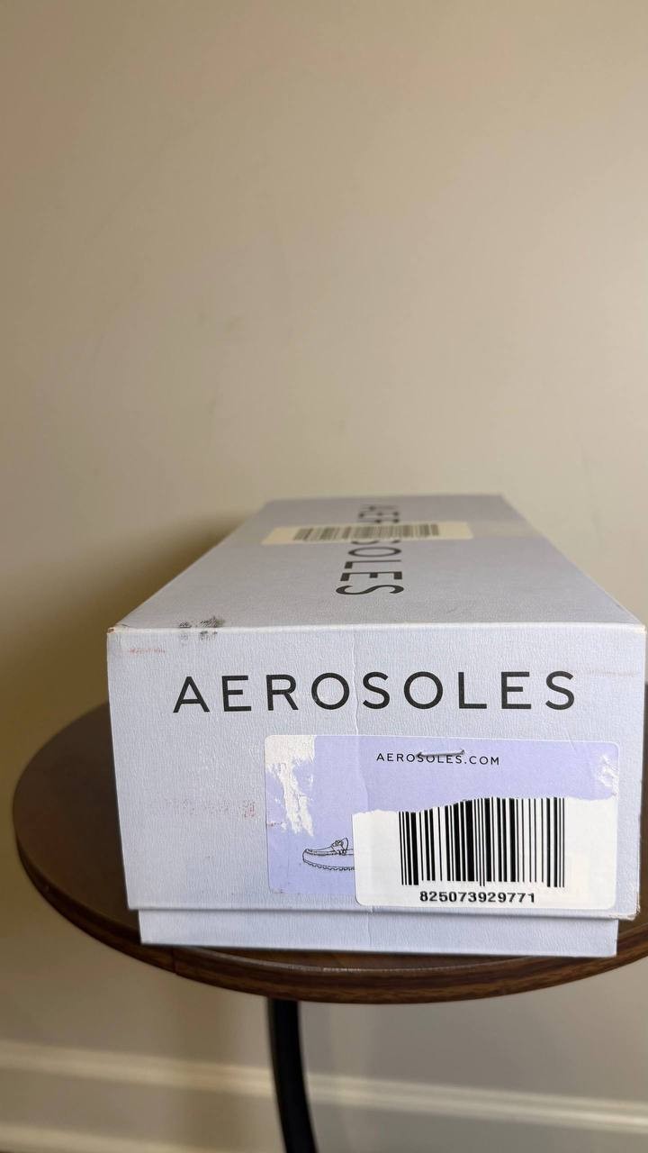 Aerosoles Black Faux Leather Loafers 9.5M NIB MSRP $69