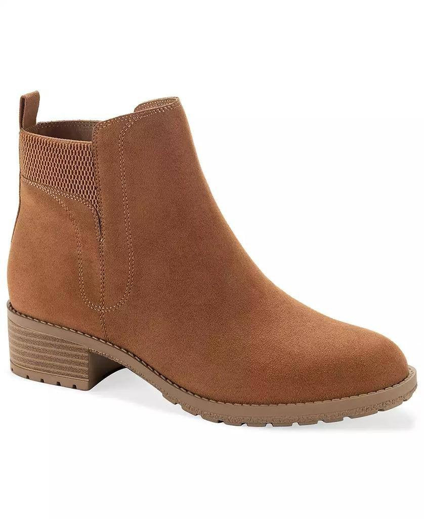 Style & Co Graciee Lug Booties Brown Women’s 8.5W Microfiber NWB $69.90