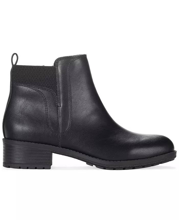 Style & Co Graciee Lug Booties Black Women’s 9 NWB Lug Sole Block Heel $69.90