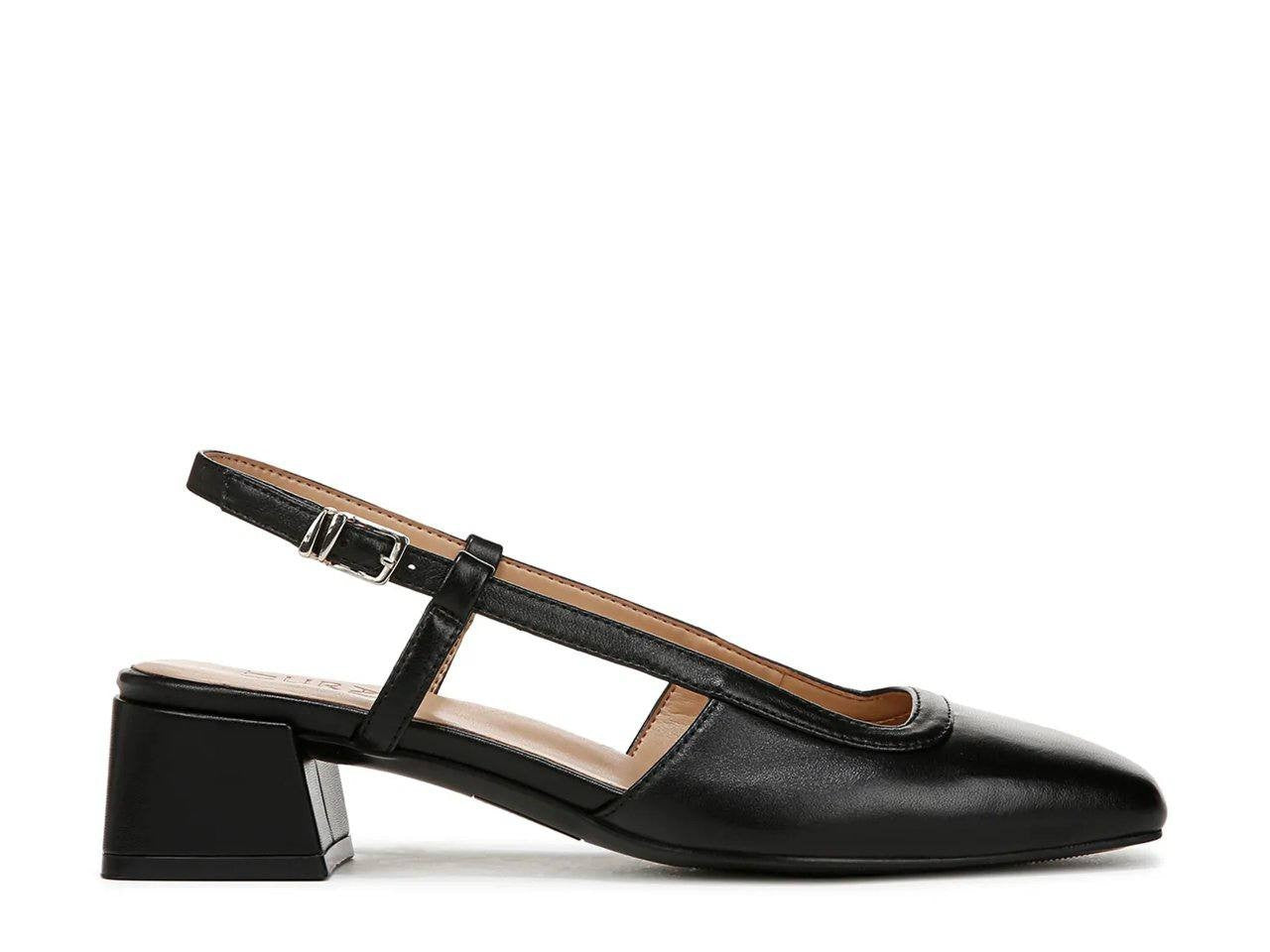 Naturalizer Helena Slingback Pumps 8W Black Heels New in Box