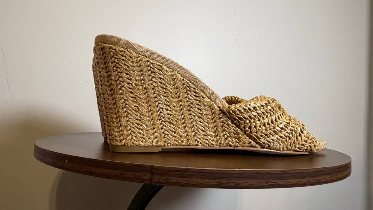 Nine West Raffia Wedge Sandals 10M – MSRP $95, New (No Box)