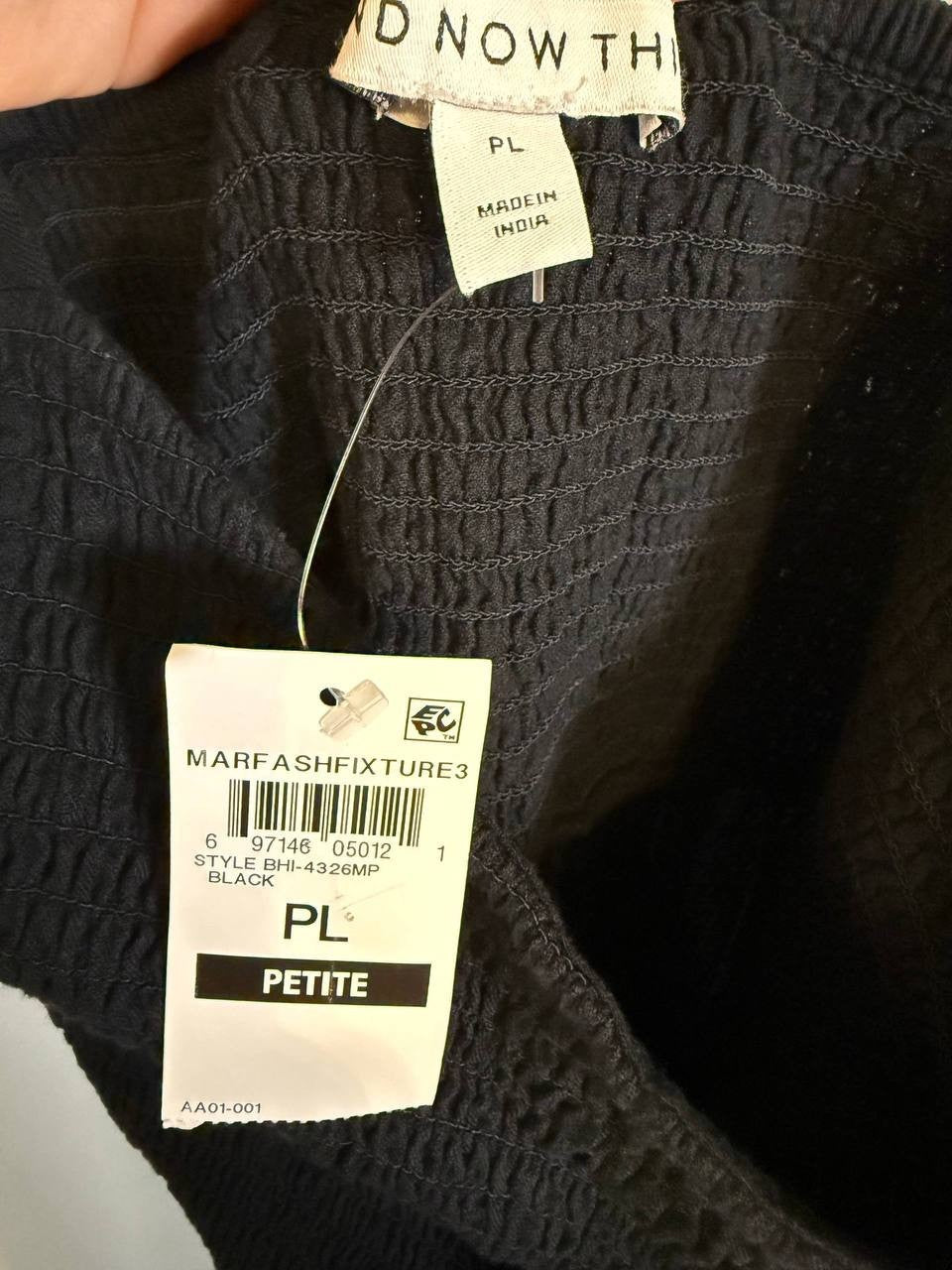 And Now This Petite Repeat Cargo Pocket Jumpsuit – Size PL – NWT