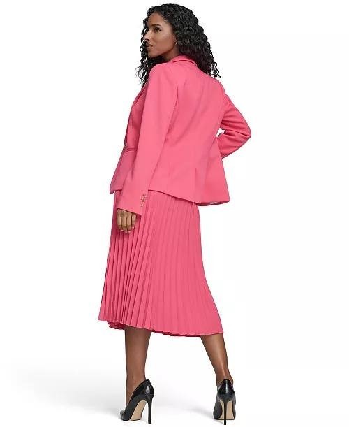 Tommy Hilfiger One-Button Blazer Rethink Pink 12 NWT $149