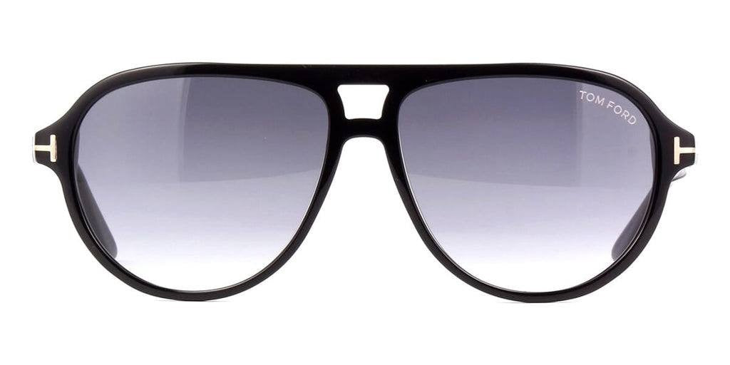 Tom  Ford   Sunglasses  Shiny  Black/Smoke  Gradient  OS  NWT  $325 
