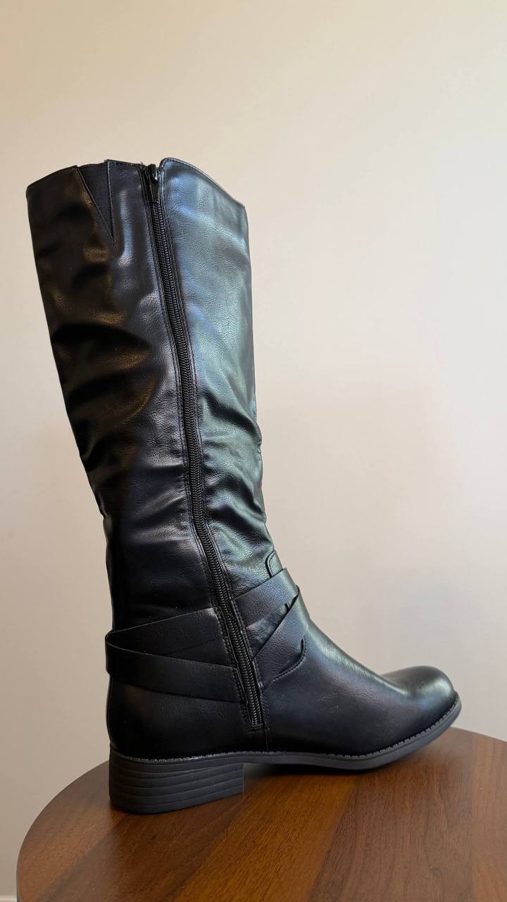 Style & Co Margoo Riding Boots Black 9.5M Man‑Made $79.90 NWB