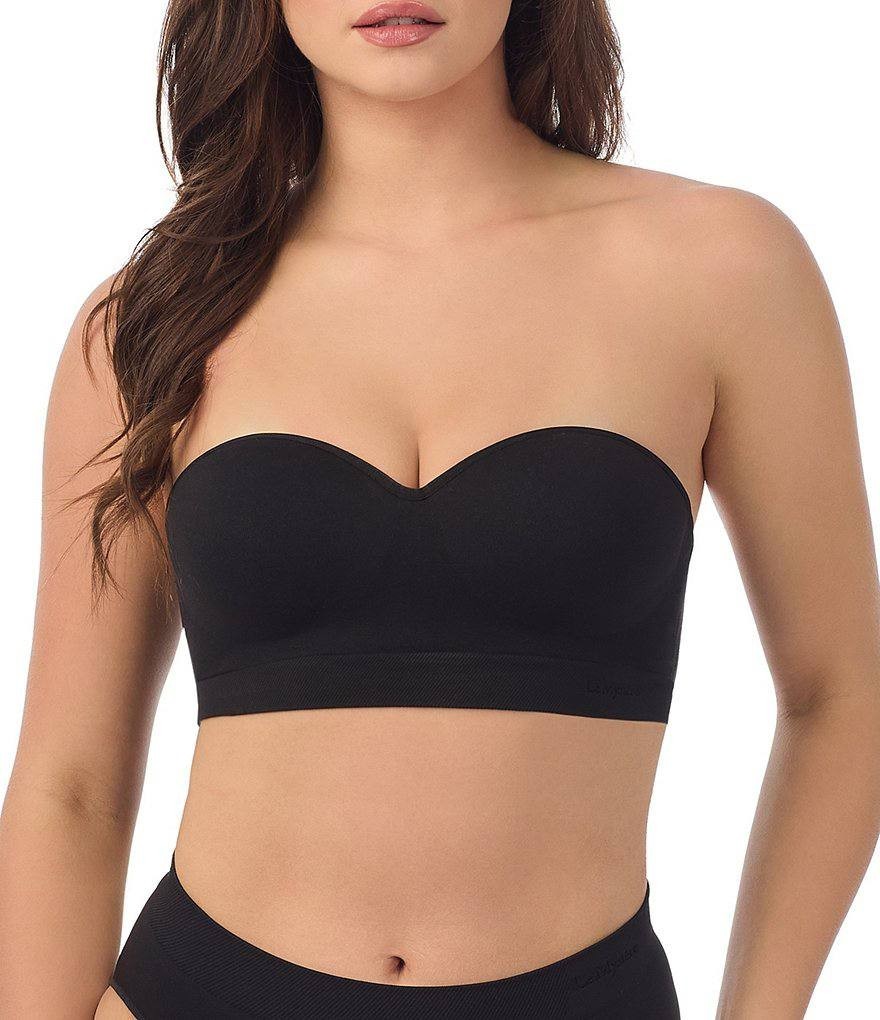 Le Mystère Strapless Bandeau Bra - Black - Size M - Seamless Comfort &amp; Fit
