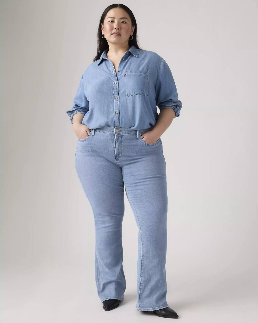 Levi’s 315 Shaping Bootcut Jeans Plus Size 24W Lapis Topic NWT $69.50