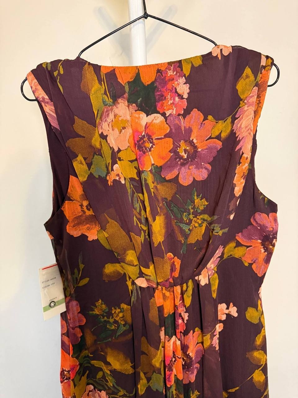 Taylor Floral Smocked A‑Line Dress – Size 9 – NWT – $128