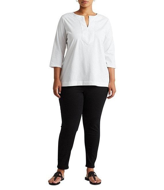 Lauren  Ralph  Lauren  Plus  Size  Tunic  White  1X Pre‑Owned   $79.50
