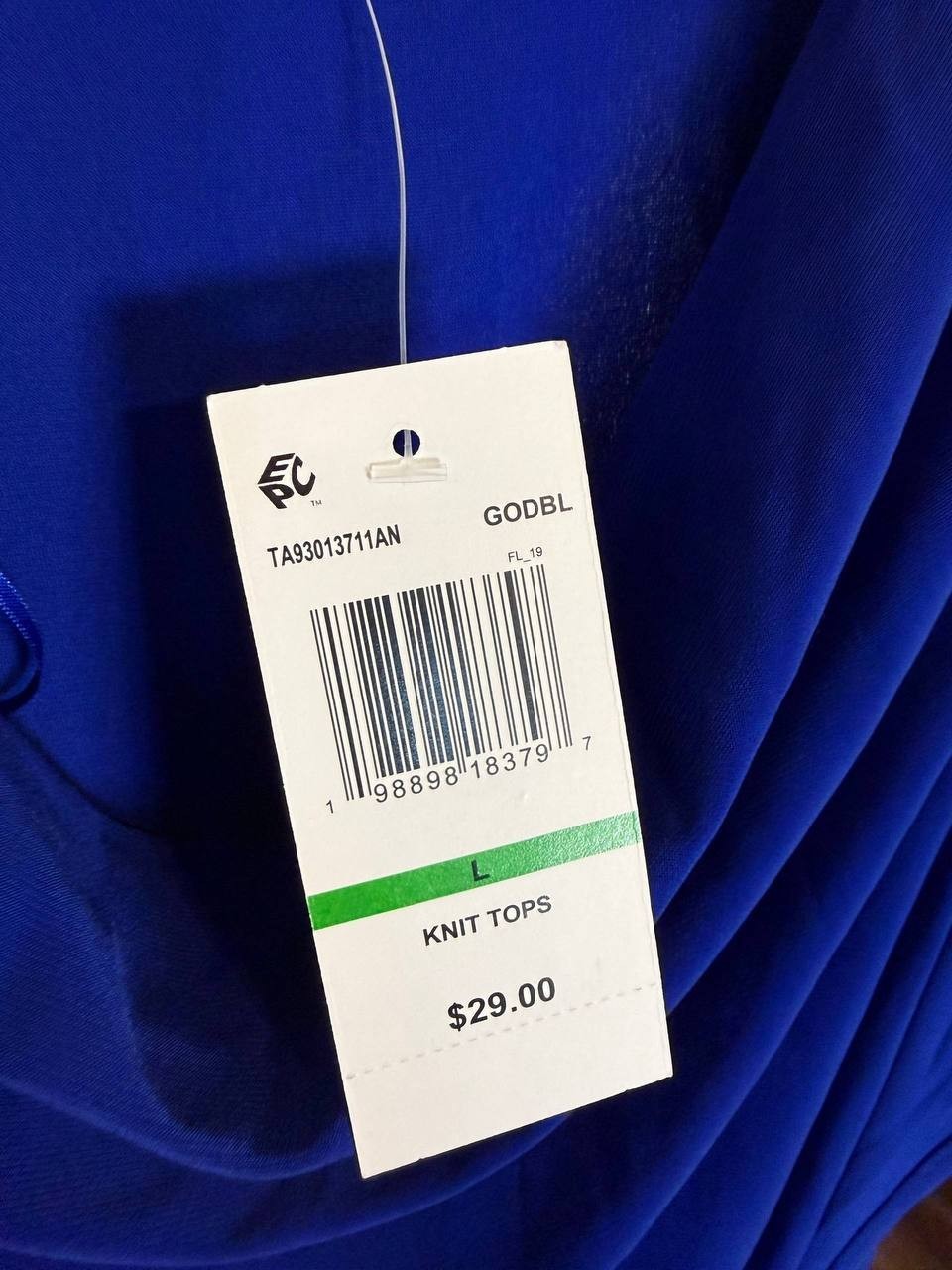 Sam & Jess Sleeveless Side‑Tie Top – Size L – NWT – $29