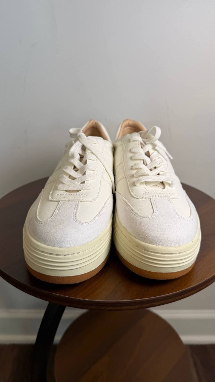 Madden Girl Livvyy Platform Sneakers White 8.5M  $59 NWOB