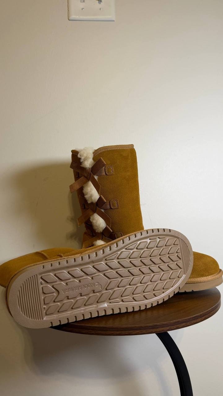 Koolaburra by UGG Boots Size10 Chestnut Suede Pull‑On Warm  Winter NWOB msrp$110
