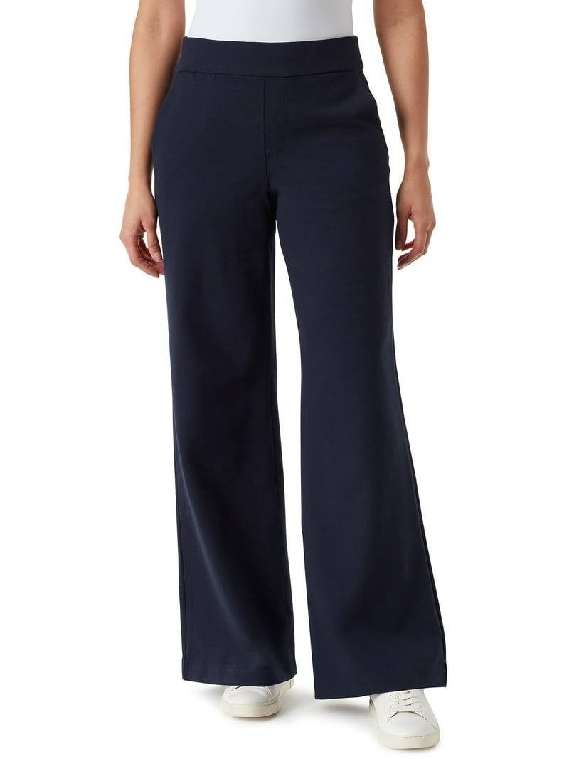 Gloria Vanderbilt Ponte Wide‑Leg Pants – Size M – NWT – $54